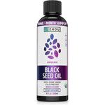 Zhou Nutrition Organic Black Seed Oil 8 fluid ounce front view showing USDA Organic certification label.