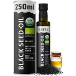 RAWYA Black Seed Oil 8.4 fluid ounce bottle front view premium dietary supplement