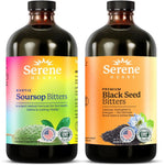 Serene Herbs Soursop and Black Seed Bitters Bundle two bottle front view package