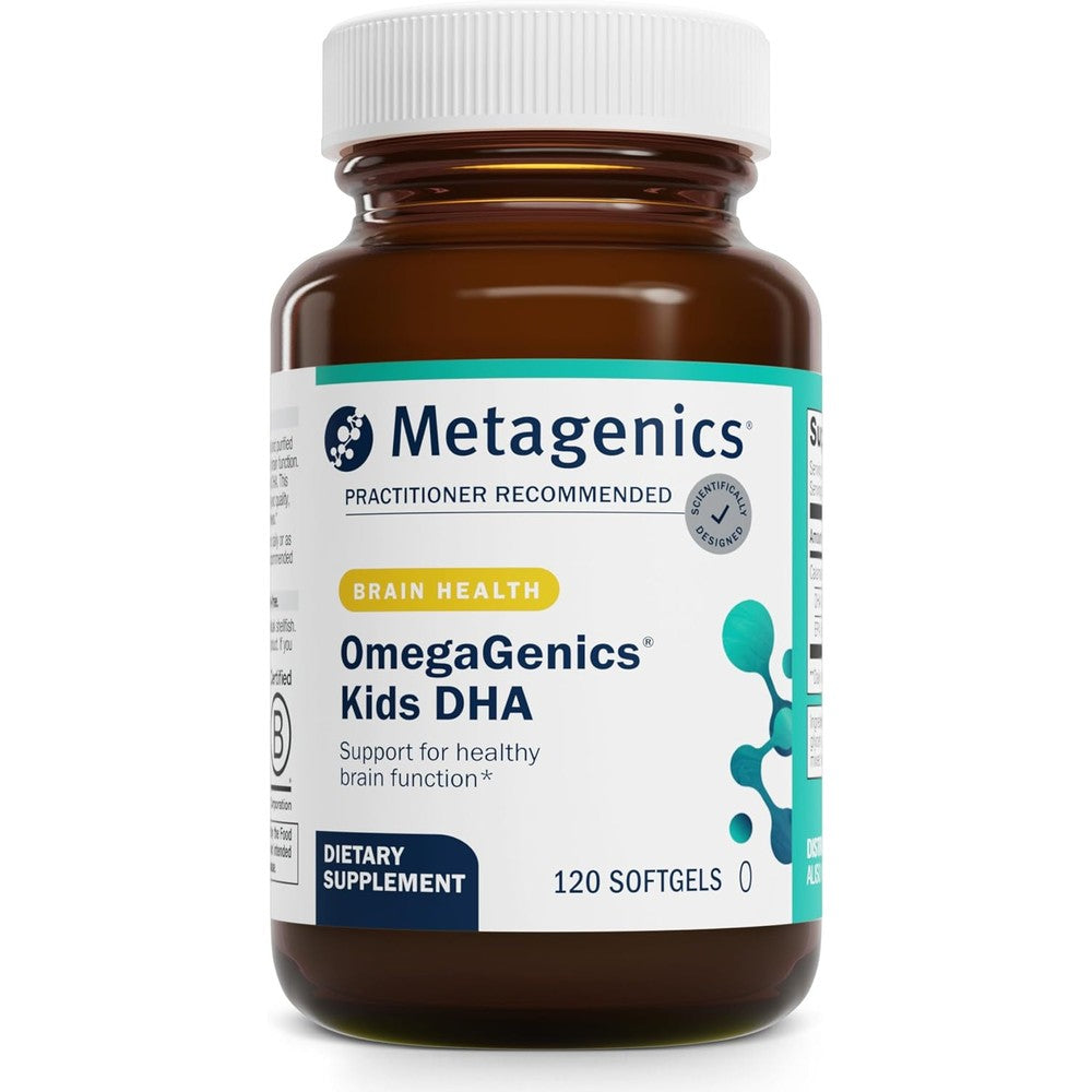 Metagenics MetaKids DHA children supplement front view bottle