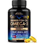 Nutraharmony Omega 3 Fish Oil 3600mg front bottle view