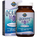 Garden of Life Oceans Mom Prenatal Fish Oil 30 softgels bottle front view for pregnancy health