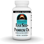 Source Naturals Flax Seed-Primrose Oil front view bottle