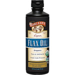 Barlean's Organic Lignan Omega Three Flaxseed Oil Liquid Supplement front view authentic health product