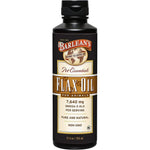 Barlean's Flaxseed Oil for Animals 12 ounce front bottle view showing omega 3 supplement benefits