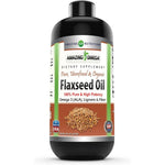 Amazing Nutrition Amazing Omega Flaxseed Oil supplement front view packaging