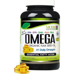 Ecostream Naturals Moms For Nutrition Omega 3 6 9 Blend 60 softgels front view bottle.