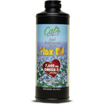 Cal's Flax Oil 32 Ounce front bottle view showing cold pressed omega 3 liquid supplement label