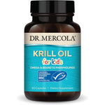 Dr. Mercola krill oil for kids front view bottle
