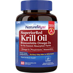 NatureMyst Antarctic Krill Oil 1000 Milligrams bottle front view authentic health supplement
