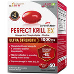 LABO Nutrition Perfect Krill EX bottle front view premium omega 3 supplement India.