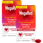 MegaRed Ultra Concentrate 750mg Omega 3 Krill Oil front bottle view