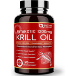 Nature Target Antarctic Krill Oil 1200mg bottle front view premium omega 3 supplement