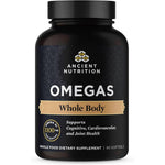Ancient Nutrition Ancient Omegas Whole Body 90 capsules bottle front view