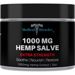 Medical Miracles Hemp 1000mg Extra Strength Healing Salve front view