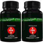 Research Labs Premium Hemp Oil 120 Capsules front view package