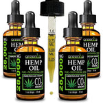 GreenIVe Hemp Oil Drops 28000mg 4 pack front view