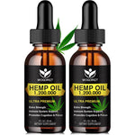 Wogorgt Organic Hemp Oil 2 Pack Front View