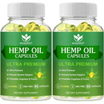 Wogorgt Hemp Oil Capsules 60000mg front view