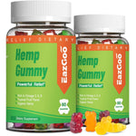 Hooloo Eazgoo Natural Hemp XXL Extra Strength Gummies front view