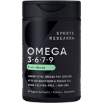 Sports Research Vegan Omega 3-6-7-9 bottle front view