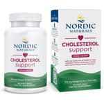 Nordic Naturals Cholesterol Support 60 softgels front packaging showing 975 mg Omega 3 profile.