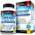 BioSchwartz Triple Strength Omega 3 Fish Oil 90 softgels bottle front view