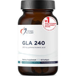 Designs for Health GLA 240 Mg 60 Softgels bottle front view for premium omega-6 supplementation.