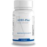 Biotics Research ADB5 Plus 90 Tablets front view bottle for adrenal support.