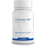 Biotics Research Cytozyme AD 180 Tablets front view bottle for stress relief