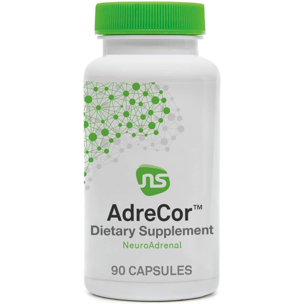 NeuroScience AdreCor adrenal support 90 capsules bottle front view