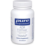 Pure Encapsulations ADR Formula 120 capsules front bottle view showing premium adrenal support packaging