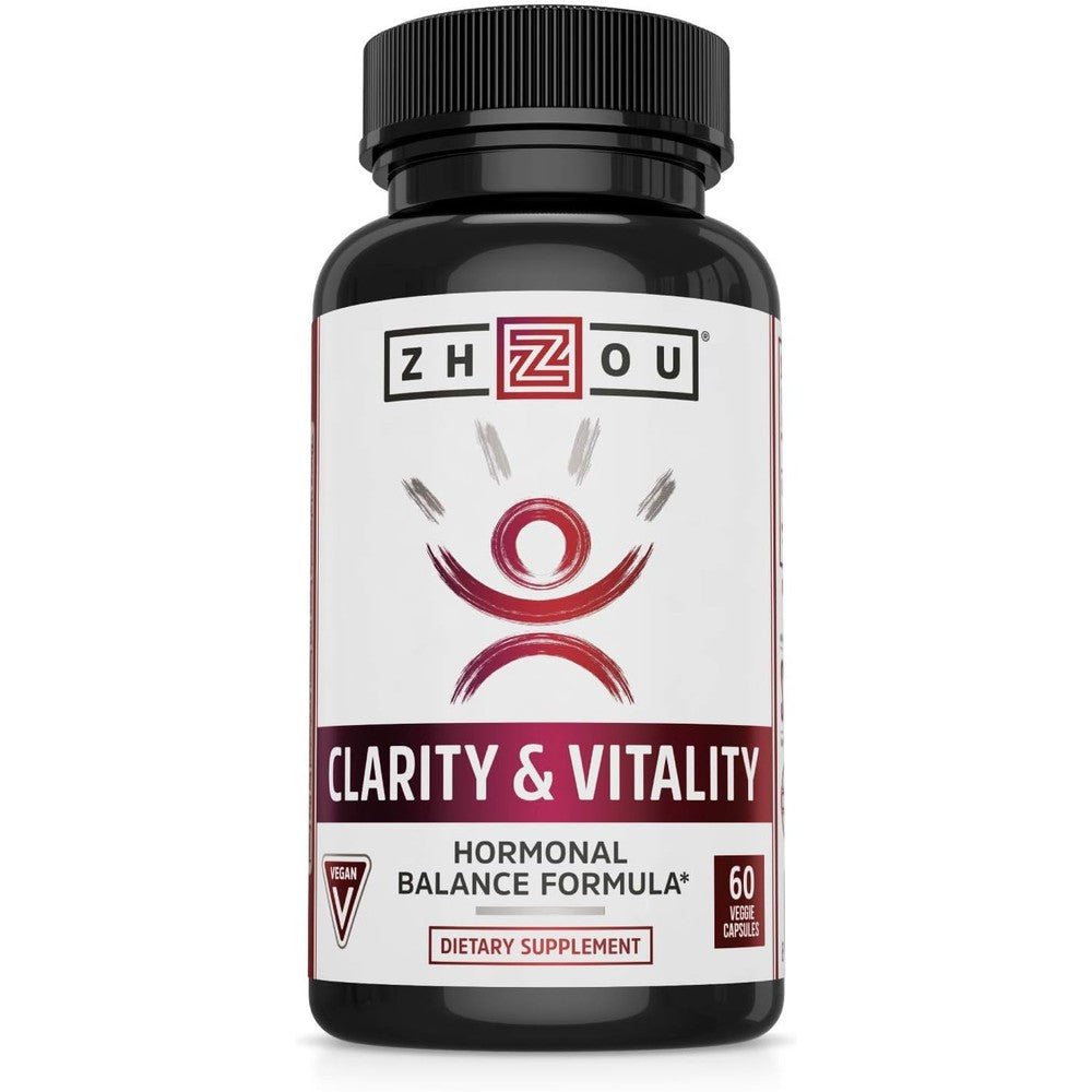 ZHOU Clarity and Vitality DHEA 50mg bottle front view