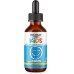 Bioray Kids NDF Calm Liquid 2 Fluid Ounces front label showing vanilla flavor for liver support.