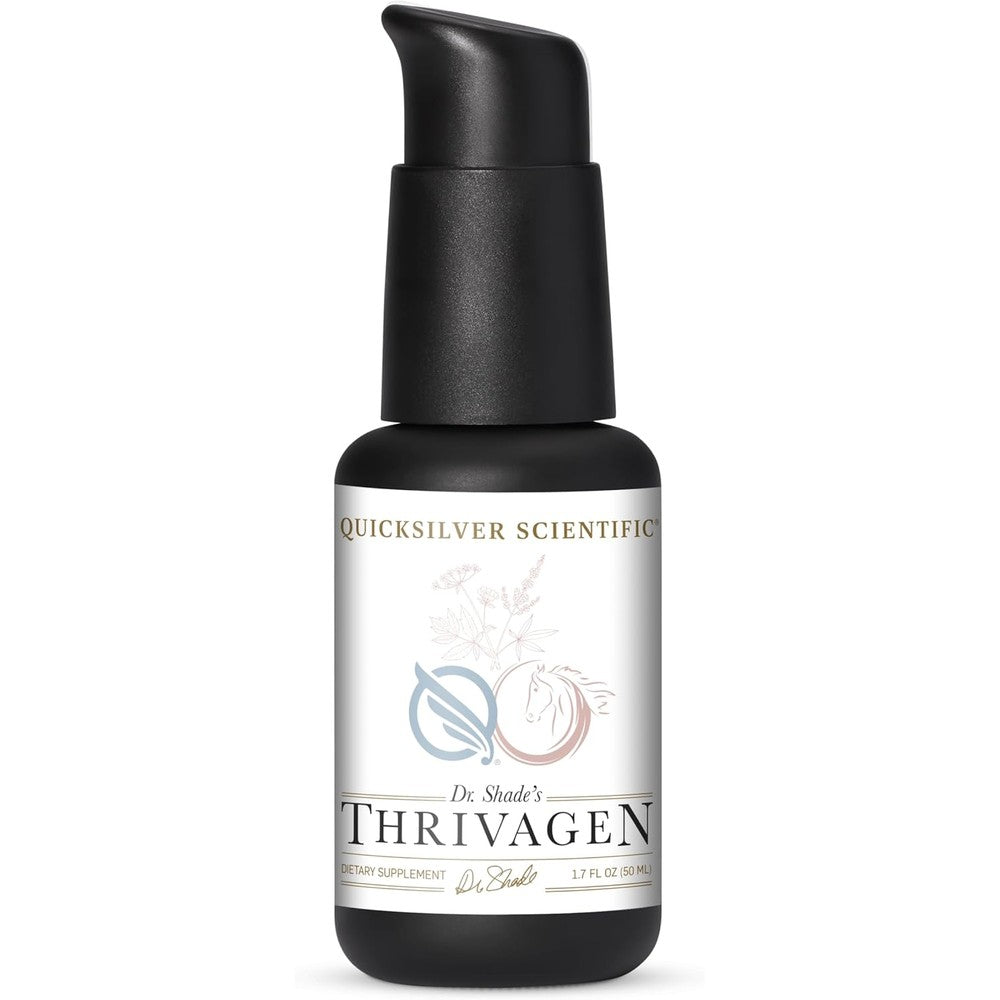 Quicksilver Scientific Thrivagen 1.7 fluid ounce bottle front view for women's hormone support.