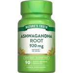 Nature's Truth Ashwagandha Root 920 Milligrams front view bottle for stress relief