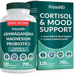 PrimeMD Adaptogen Nutrient Blend Magnesium 120 capsules front view showing the supplement label.
