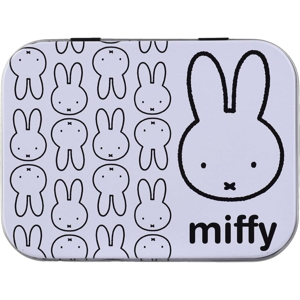 Mevsim Store Miffy Kids Bandages front view of white metal storage tin