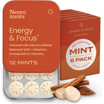 NeuroGum Energy and Focus Cinnamon Mints front view for mental clarity