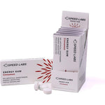 Speed Labs Cinnamon Natural Caffeine Energy Gum front packaging for fast-acting energy.