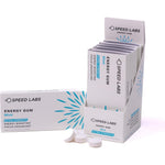 Speed Labs Mint Extra Strength Caffeine Energy Gum front packaging for fast energy.