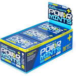 POWR Energy Mints 12 tin bundle front view showing natural mint flavor