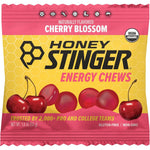 Honey Stinger Organic Cherry Blossom Energy Chews front packaging for athlete performance.