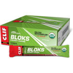 CLIF Bar BLOKS Salted Watermelon 18 Count box front view energy chews for runners