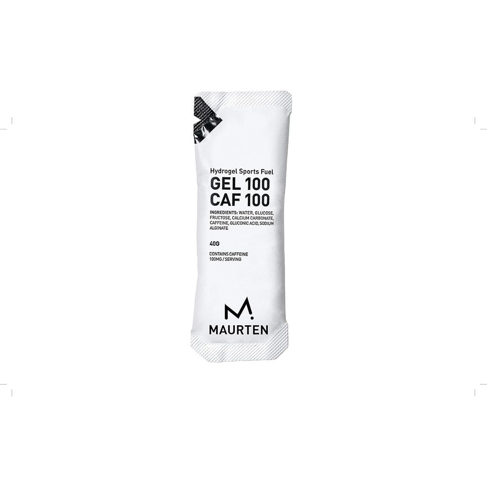 Maurten Gel 100 Caf 100 12 Pack box front view endurance nutrition