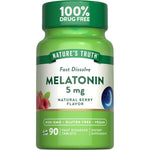 Nature's Truth Melatonin Tablets Capsules, 90 Count