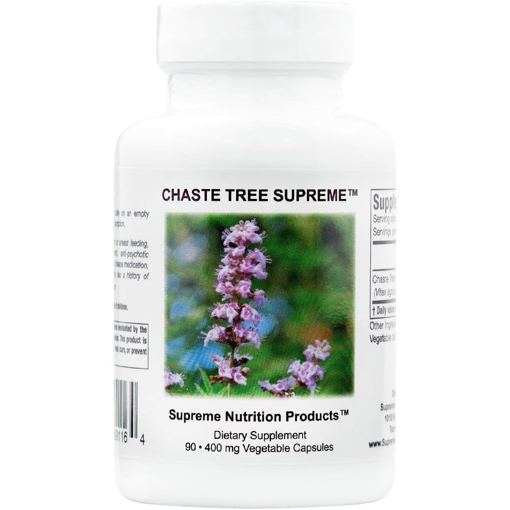 Supreme Nutrition Chaste Tree Supreme, 90 Pure Vitex Vegetarian Capsules