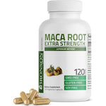 Bronson Maca Root Extra Strength 120 Capsules front view for stamina
