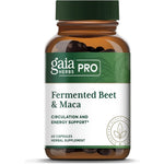 Gaia Herbs PRO Fermented Beet and Maca 60 capsules front bottle view for energy support