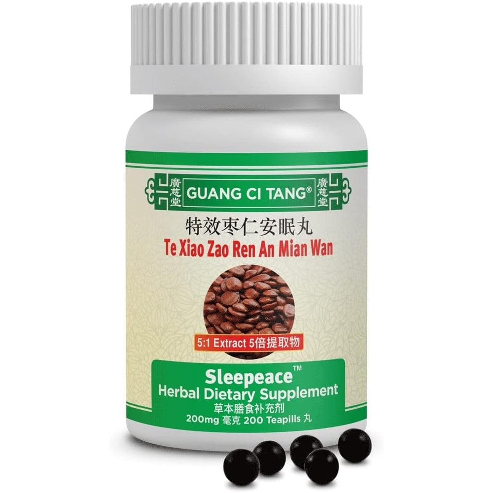 Guang Ci Tang ActiveHerb - Sleepeace Te Xiao Zao Ren an Mian Wan - 200 Pills